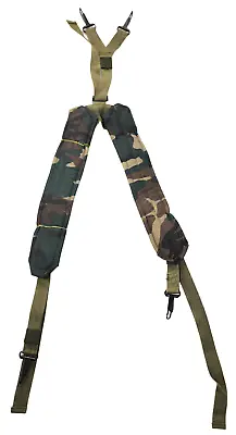 New Woodland Camo Import LC-2 Nylon Y-Suspenders *mocinc.1982* • $12.99