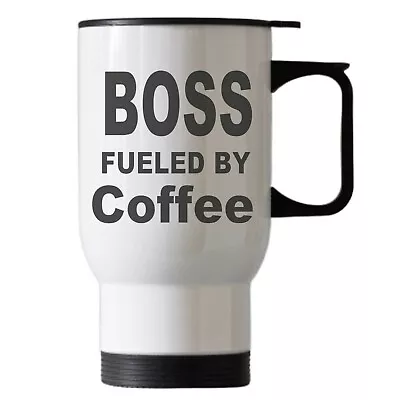 £21.45 • Buy Boss Manager Coffee Drinker Funny Novelty Gift Travel Thermal Cup Mug White
