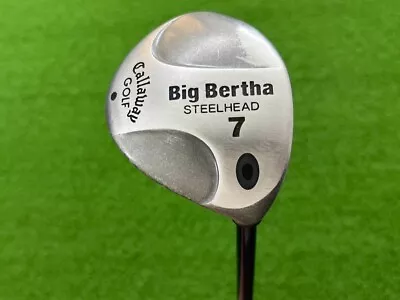 Callaway Golf BIG BERTHA STEELHEAD (7) FAIRWAY WOOD Right Graphite Light Senior • $34.99