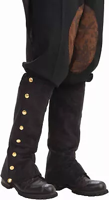 SteamPunk Male Spats Black Adult • $60.52