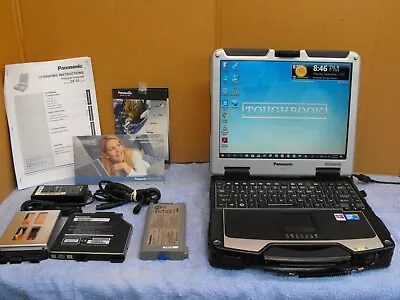 Black Panasonic Toughbook CF-31 MK5 2.3 500GB SSD 8gb *GLOBAL GPS* BLK WIN 10/11 • $699