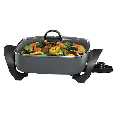 West Bend Family-Sized Electric Skillet W/ Diamond Shield Nonstick Coating 12-In • $40.41