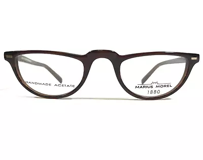 Marius Morel 1880 2349M TT 020 Eyeglasses Frames Brown Round Cat Eye 47-22-140 • $74.99