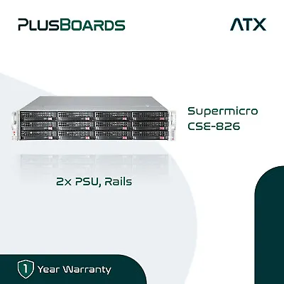 Supermicro 2U ATX Server Case 12 Bay 3.5  LFF SAS2 2x 920W PSU Storage NAS ZFS • $119