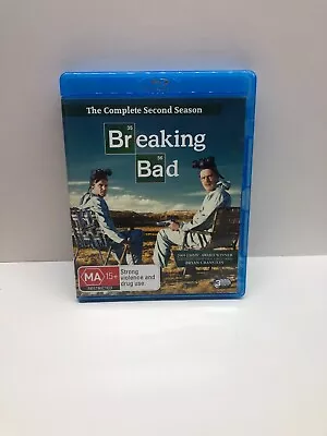 Breaking Bad : Season 2 (Box Set Blu-ray 2009) Very Good Condition Region B • $8.95