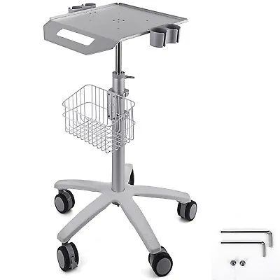 VEVOR Mobile Rolling Cart Medical Trolley For Ultrasound Imaging Scanner Cart • $218.99