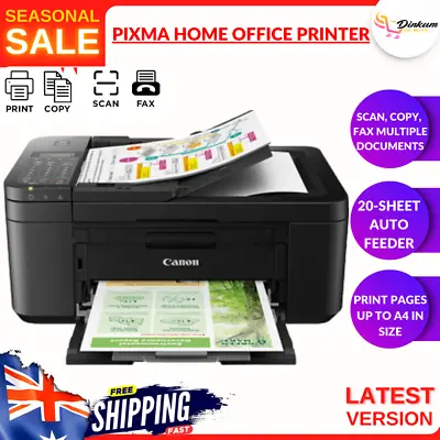 $168.29 • Buy Canon Wireless Pixma TR4660 Printer All-In-One Home Inkjet Color Print Scan Copy