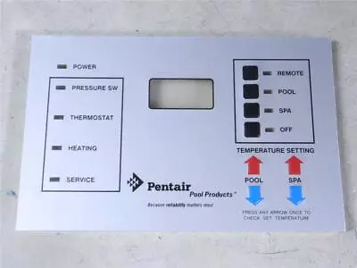 PENTAIR MiniMax NT Pool Spa Heater Digital Display Overlay Keypad ONLY • $50