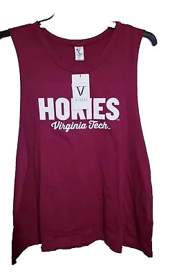 Womens Virgina Tech Hokies Sleeveless Tank Top Shirt New NWT Size Large L • $5.99