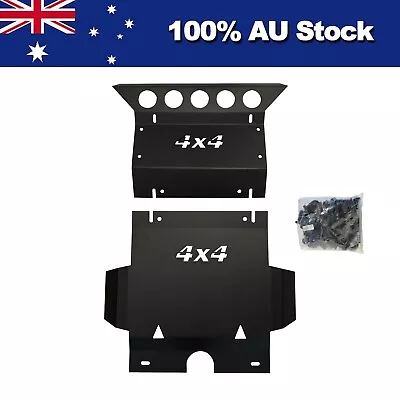 Matte Black 3mm Front Bash Plate Sump Guard For Toyota Hilux N70 SR SR 2005-2015 • $114.95