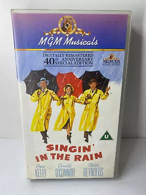 MGM Musicals Singin' In The Rain On VHS Video Cassette Tape • £14.99