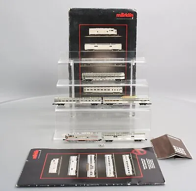 Marklin 8189 Z Scale 50th Anniversary Silver-Plate California Zephyr Train Set • $327.76