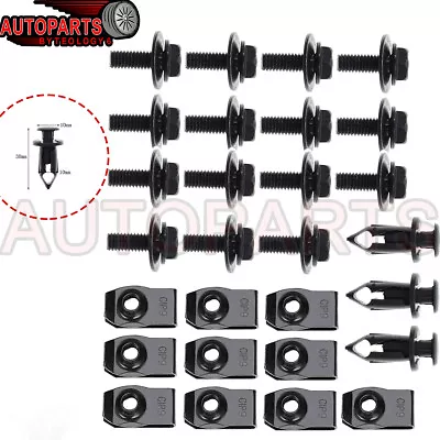 Splash Shield Guard Bumper Hardware Kit Bolts Clips For 03-07 Infiniti G35 Coupe • $6.72