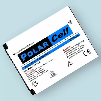 Polar Cell Battery For Motorola V80 A668 CFNN1033 SNN5614A SNN5614B BA620 900mAh • $25.99