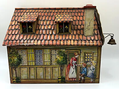 $41.99 • Buy Vintage Heinrich Haeberlein Tin House Germany Gingerbread Lebkuchen Candy Chocol