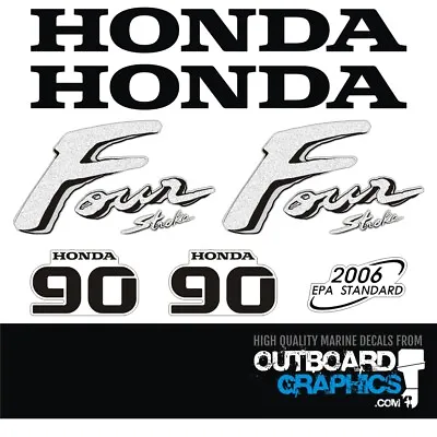 Honda BF90 90hp 4 Stroke Outboard Engine Decals/sticker Kit • $47.95