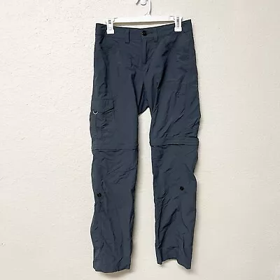 Mountain Hardwear Mirada Convertible Pants Quick Dry Gray Womens Size 6/38 • $24.99