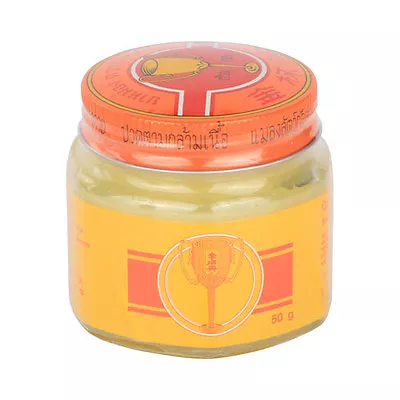 Gold Cup Balm Thailand Herb Insect Bites Massage Muscle 50g. • $13.50
