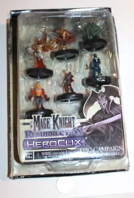 SEALED Heroclix Mage Knight Resurrection Epic Campaign 6 Figure Starter Set NOS • $22.99