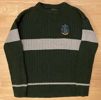 $36.64 • Buy Medium 36  Chest Harry Potter Slythrin Quidditch Christmas Xmas Jumper Sweater