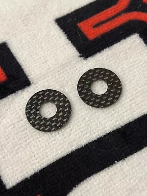 1mm Carbon Fiber Body Washers CNC Cut - 1/8 Off-Road - (2 Pack) • $3.99