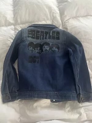 $5 • Buy Sgt Peppers Lonely Heart Club Band Jean Jacket Girls Size M The Beatles