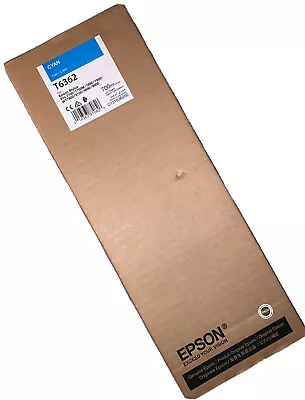 Epson T6362 700ml Cyan Ink Stylus Pro 7700 7890 7900 9700 9890 9900 Genuine 2022 • $34