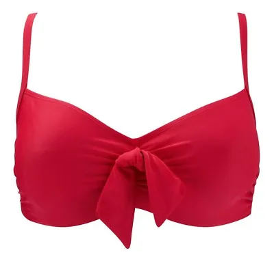 PANACHE Veronica Red Underwired Balconette Bikini Top  30K  US • £18.29