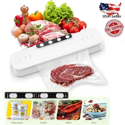 $26.99 • Buy Food Vacuum Sealer Machine Kitchen Fresh Storage Saver System With Free Bags US