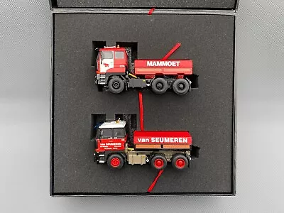 WSI Classics Mammoet DAF 3300 With Ballast Box Twin Truck Set 9353 1:50 Scale • £135