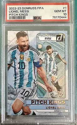 2022-23 Panini Donruss - Pitch Kings #1 Lionel Messi • $25