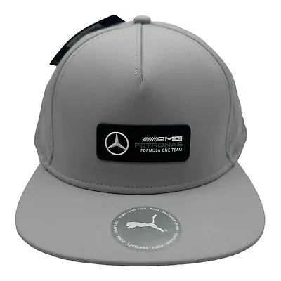 Puma Mercedes AMG Petronas F1 Racing Team Formula One Flat Bill Snapback Hat Cap • $29.59