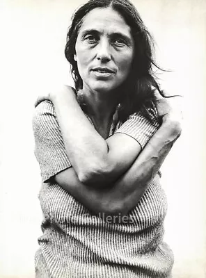 $179.14 • Buy 1975 Vintage RICHARD AVEDON Artist JUNE LEAF Surreal Painter Duotone Photo Art