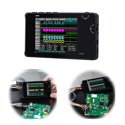 LA104 Digital Logic Analyzer 4 Ch Oscilloscope SPI IIC UART Programmable 100MHz • $119.37