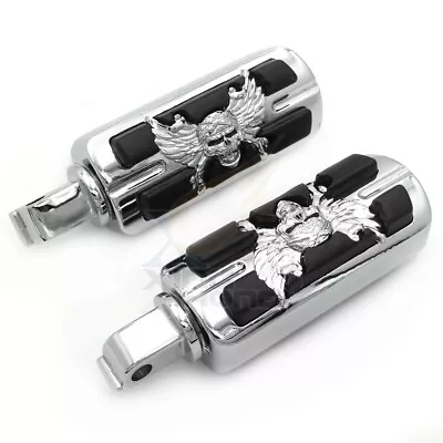 Pirate Skull Footpegs For Victory Hammer Jackpot Judge Vegas & 8-Ball Front Rear • $47.88