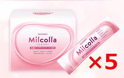【NEW】Suntory Milcolla Collagen Powder 195g  (30days) X5 (=total 150days) • $282.99