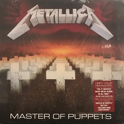 Metallica - Master Of Puppets LP 2022 Blackened – BLCKND005R-1 [Rematsered] 180G • $33.95