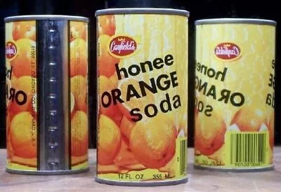 Canfield's Honee Orange Soda S/S 12 Oz Can Chicago Illinois 489 Mint Air Filled • $3.96