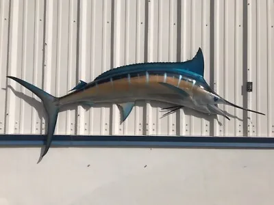 89  Blue Marlin Half Mount Fish Replica - Quick Production • $450