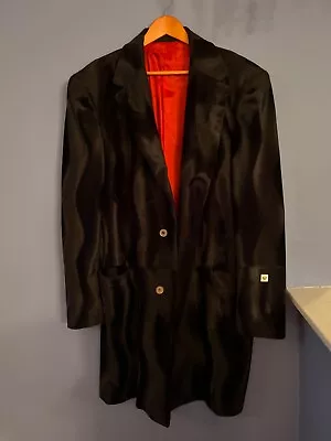 Versace Vintage Mens Black Jacket Size 40/54 • $20000