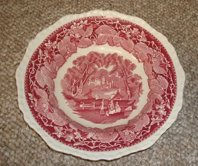 Mason's Ironstone China Vista Pink 10  Diameter Serving Bowl • $13.99