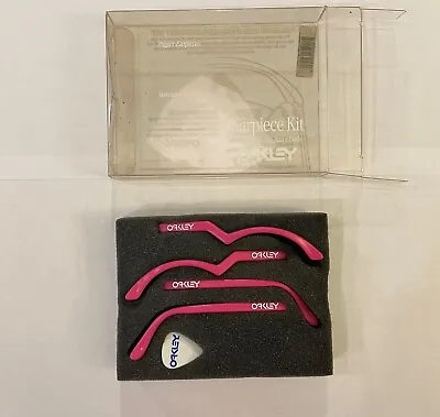 Brand New - Vintage Oakley Blade/Razor Blade Earpiece Kit In Berry Pink (NIB) • $249.99
