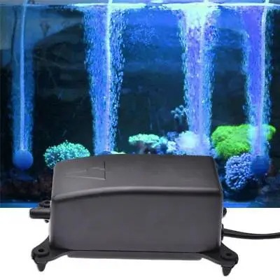 £6.35 • Buy Ultra-Silent Aquarium Marine Air Pump Fish Tank Increasing Oxygen Pump NEW
