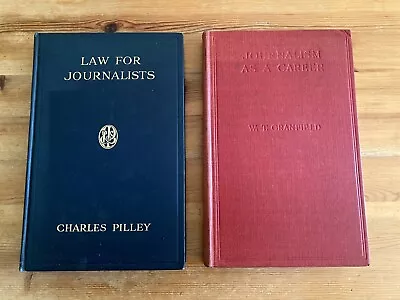 Charles Pilley Law For Journalists / W T Cranfield Journalism As A Career • £6.99