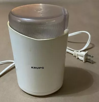 Vintage Krups Type 208 B Touch Top Household Coffee Mill Grinder 208B • $9.99