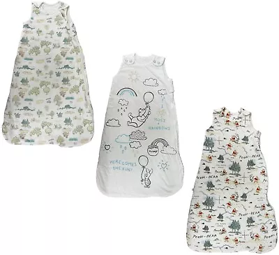 Baby Sleeping Bags Winnie The Pooh 1.0 1.2 1.6 Tog Ex M&S 0-36m Cotton New • £9.99