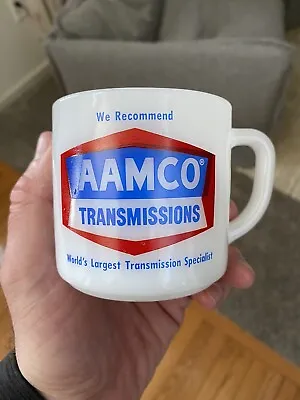 AAMCO Transmissions Federal Glass Coffee Mug USA Stamped “F” Used Vintage • $16