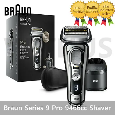 Braun Series 9 Pro 9466cc Cordless Electric Shaver Wet&Dry - Fedex Tracking • $564.52