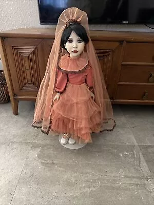 Mitzi Hargrave Porcelain Doll “Patience II” 1991 (head Signed) Flamenco /Spanish • $36