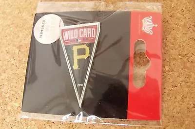 2014 Pittsburgh Pirates Wild Card Pennant Lapel Pin NL MLB Postseason WC • $10